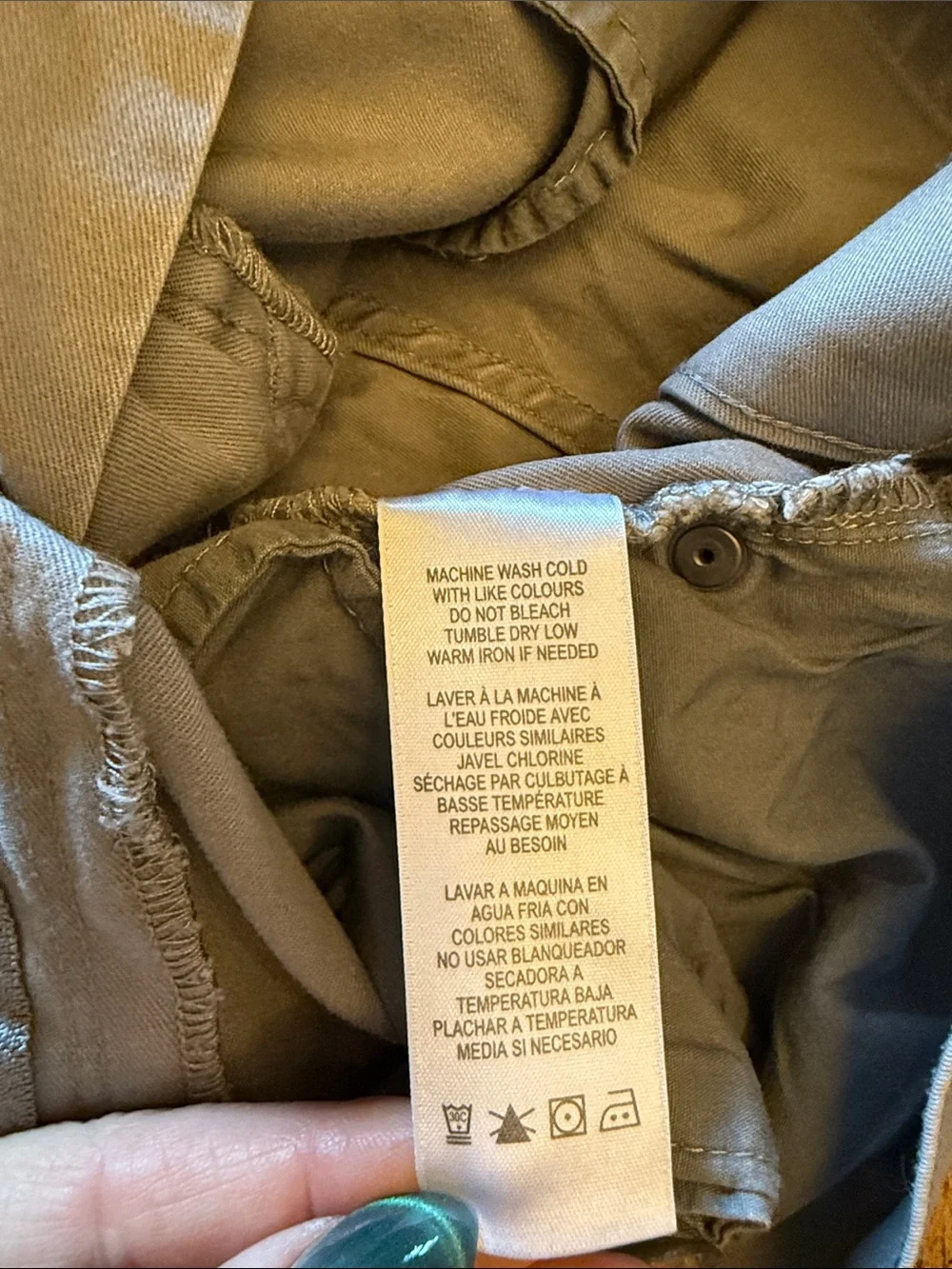 Frame Denim Men's Slim Chinos in Light Beige